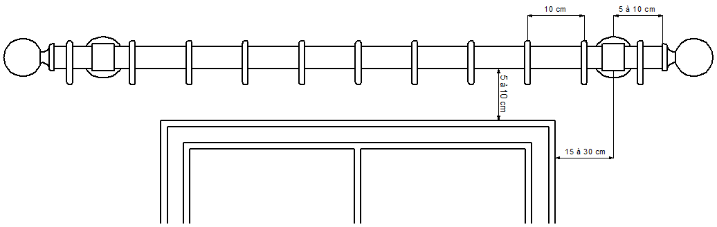 Barre, rail, câble : choisir et poser une tringle à rideau